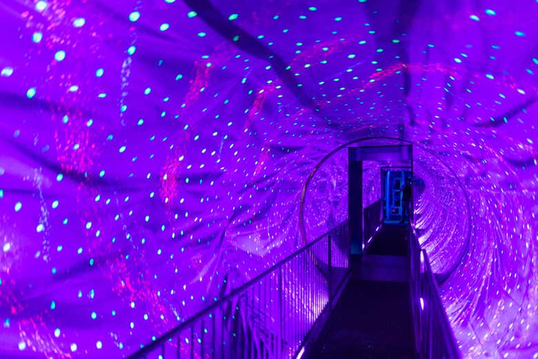 When you step into this tunnel, you won't be able to stand up!