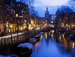 Amsterdam at dusk