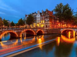 Canal cruise at dusk